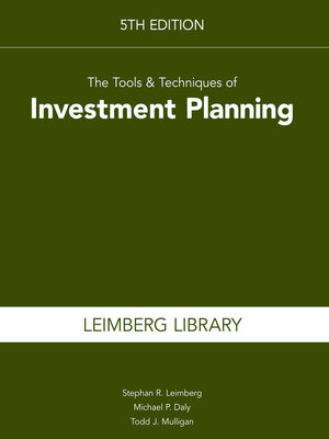 cover image of The Tools & Techniques of Investment Planning